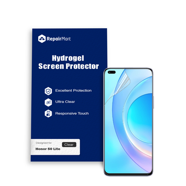 Honor 50 Lite Compatible Premium Hydrogel Screen Protector With Full Coverage Ultra HD